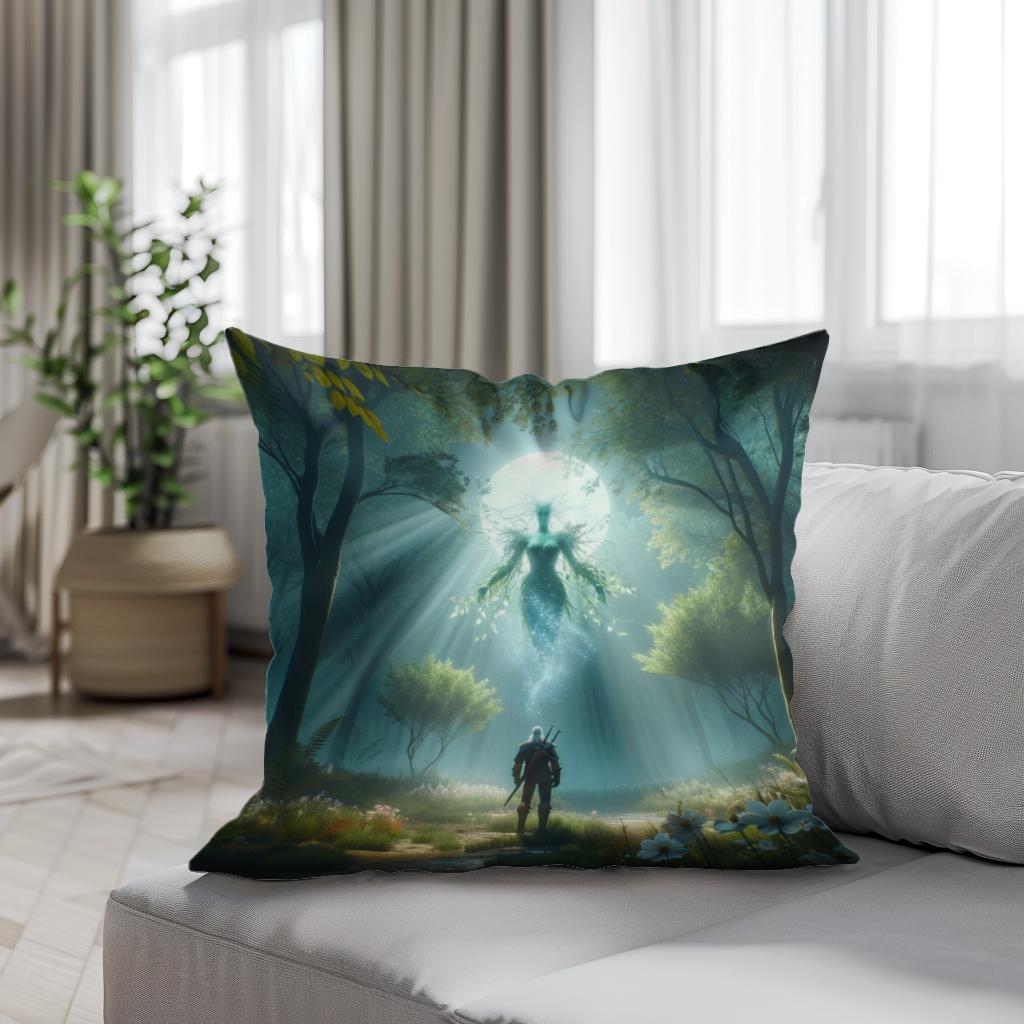 Moonlit Spirit Cotton Cushion