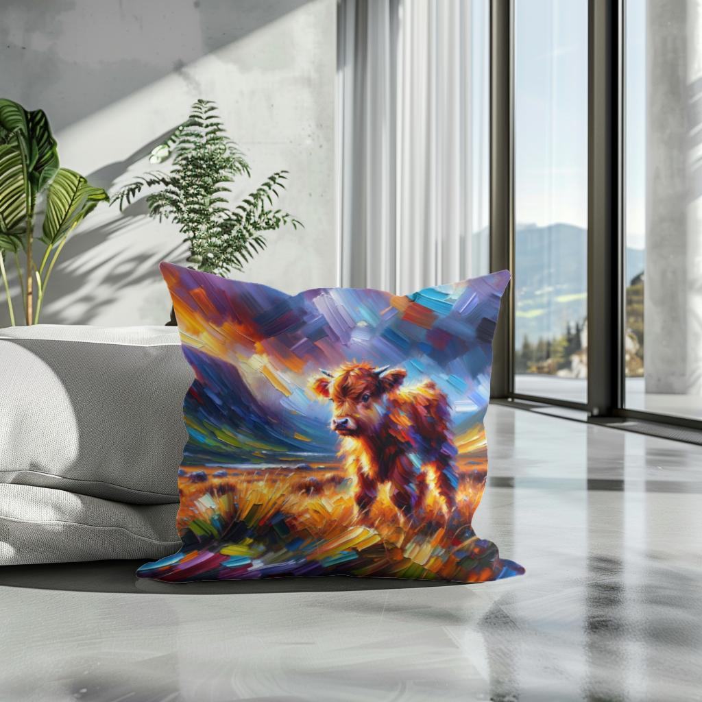 Highland Emotion Cotton Cushion