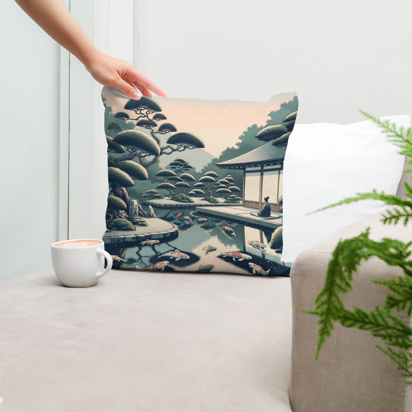 Zen Reflections Cotton Cushion