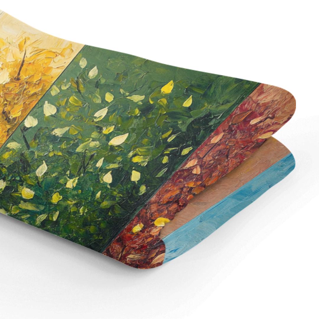 Seasonal Tree Symphony Blanket