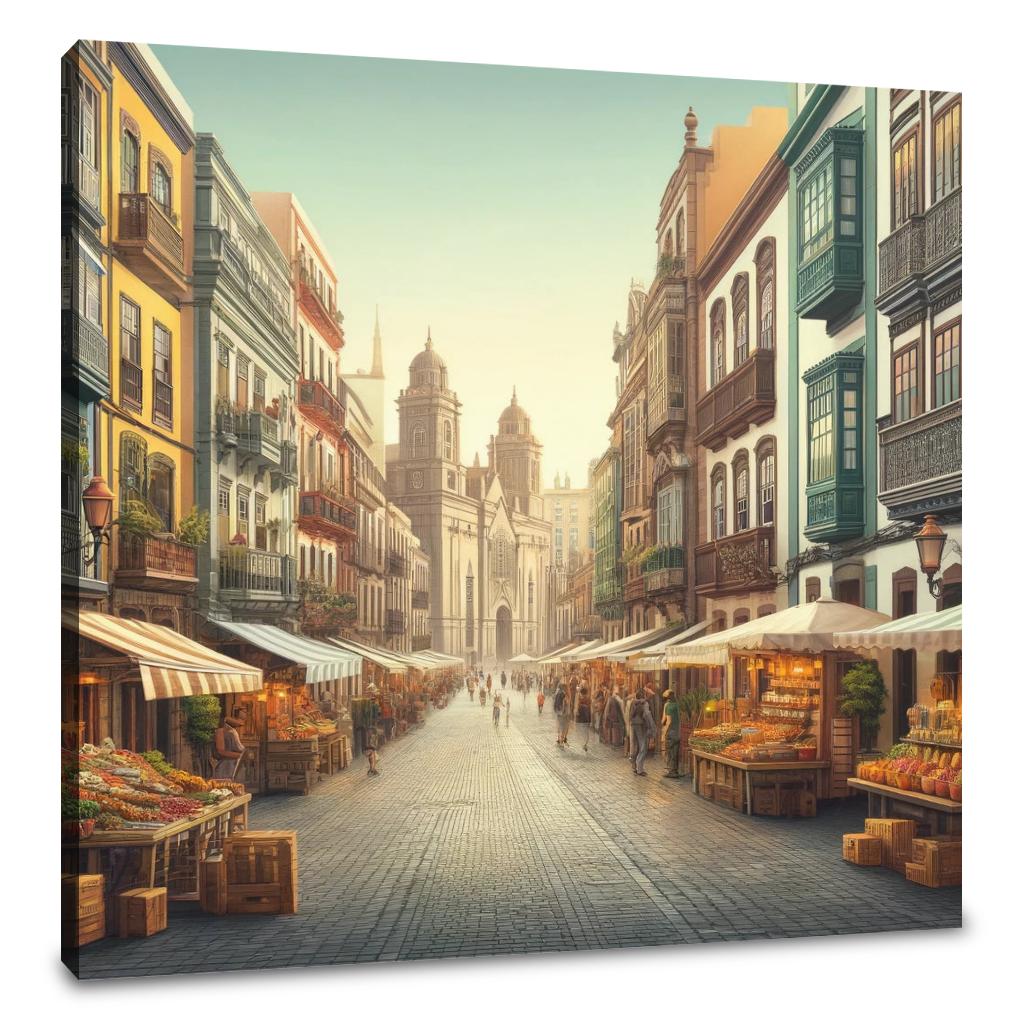 Vegueta District Canvas