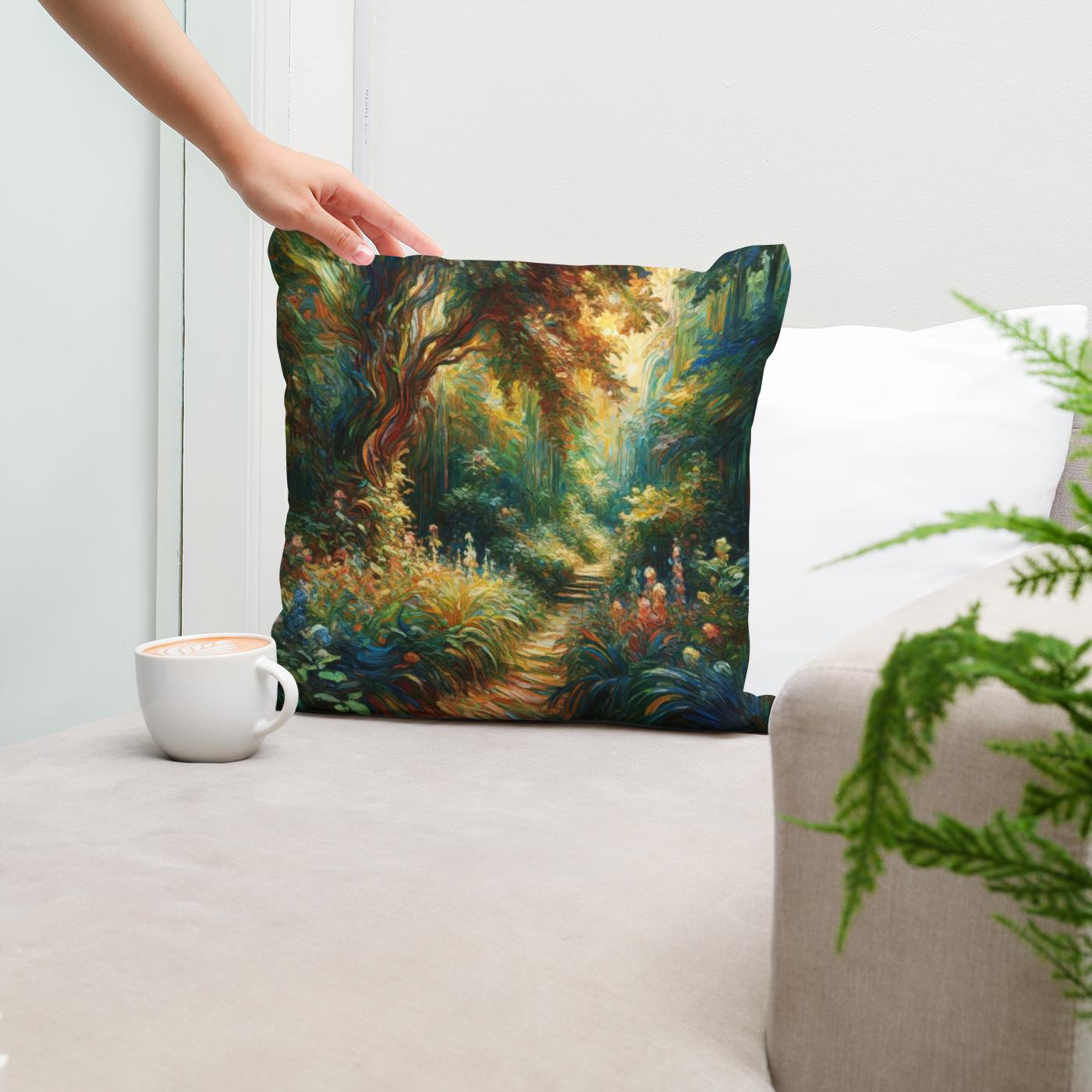 Nature's Embrace Cotton Cushion