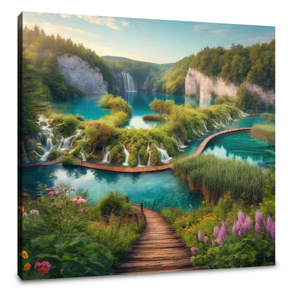 Plitvice Serenity Canvas