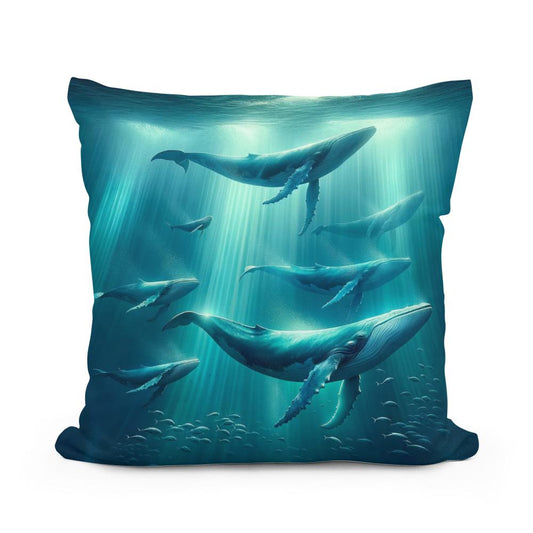 Ocean Ballet Cotton Cushion