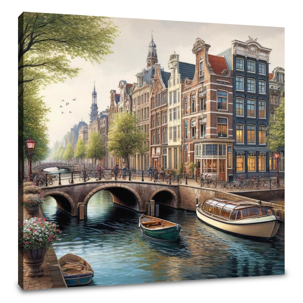 Prinsengracht Canal Canvas