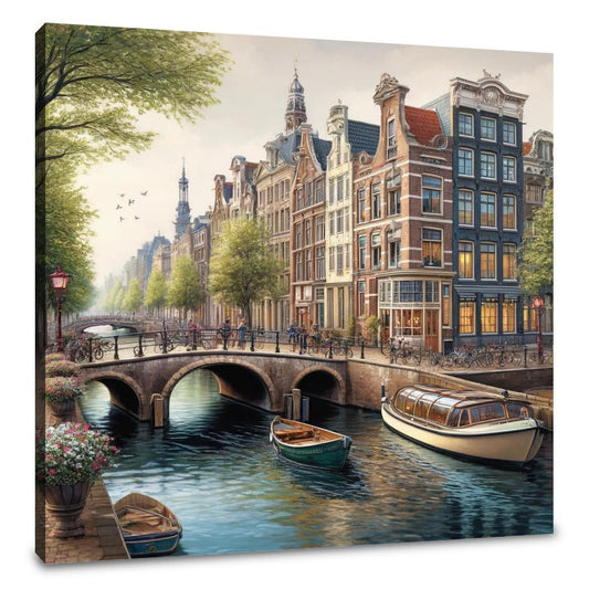 Prinsengracht Canal Canvas