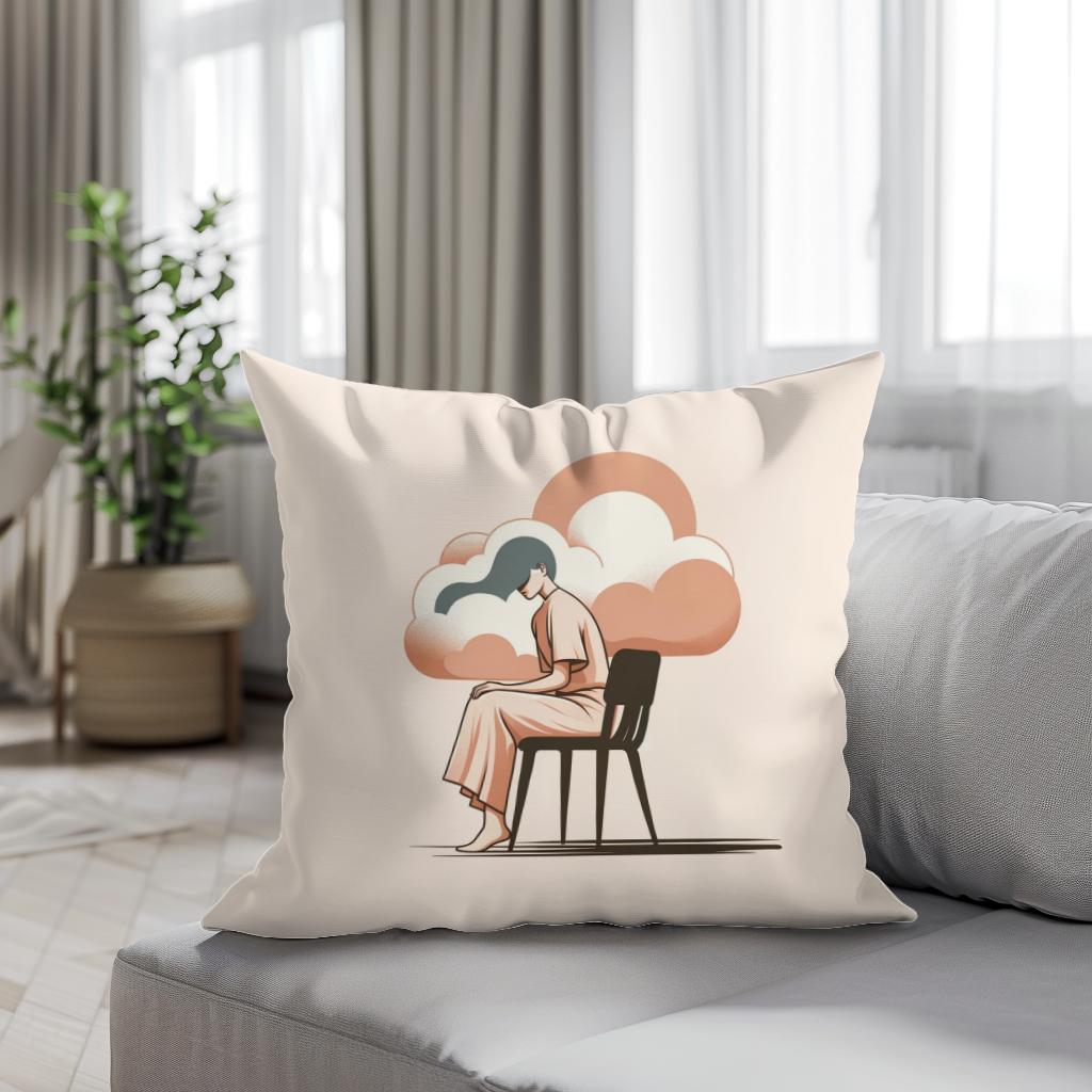 Cloudbound Dreams Cotton Cushion
