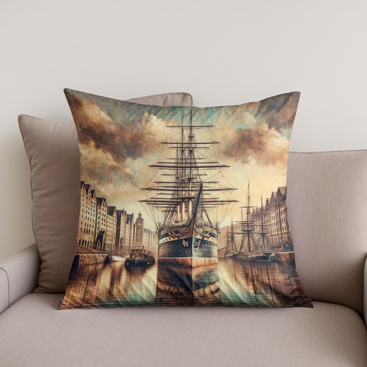 Bristol's Victorian Heritage Cotton Cushion