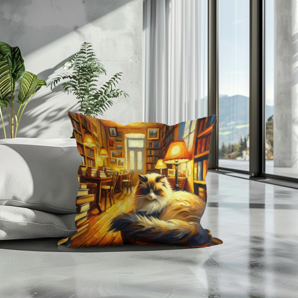 Bookshop Bliss Cotton Cushion