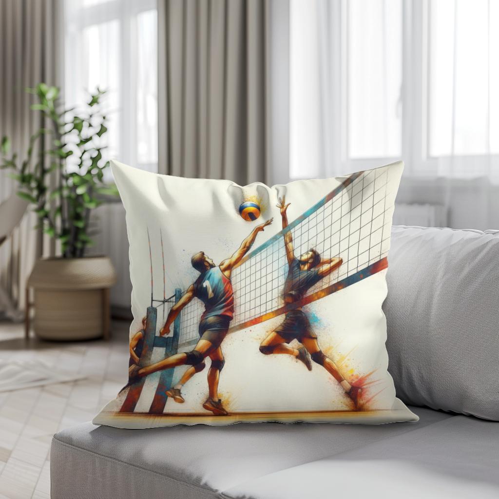 Net Clash Cotton Cushion