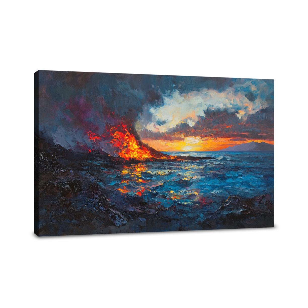 Volcanic Horizon Canvas