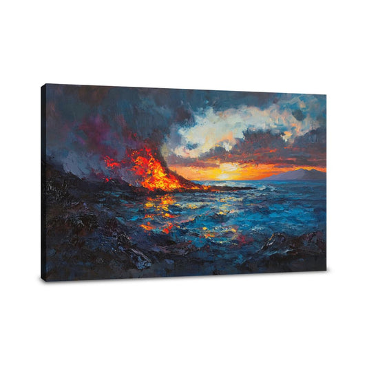 Volcanic Horizon Canvas