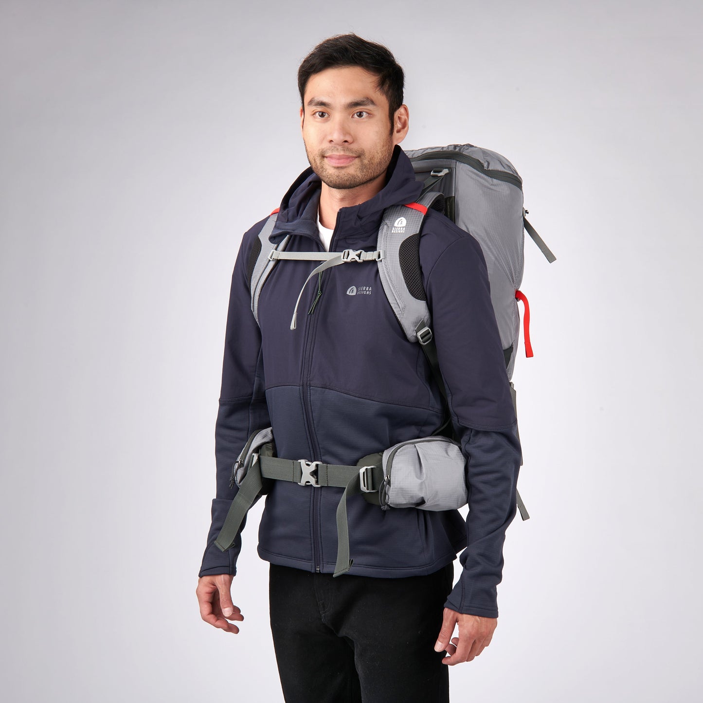 Sierra Designs Flex Trail 40L-60L Rucksack - Wild Dove/Peat