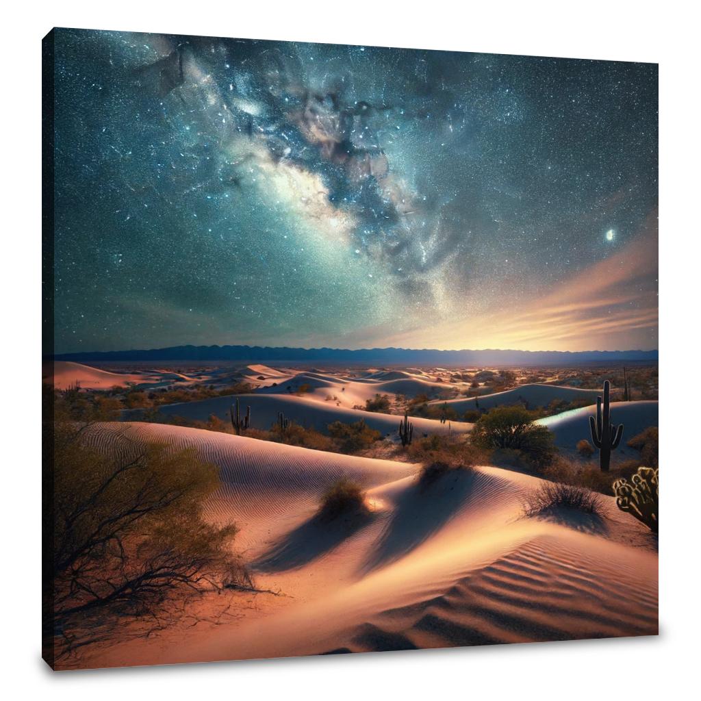 Desert Starry Night Canvas