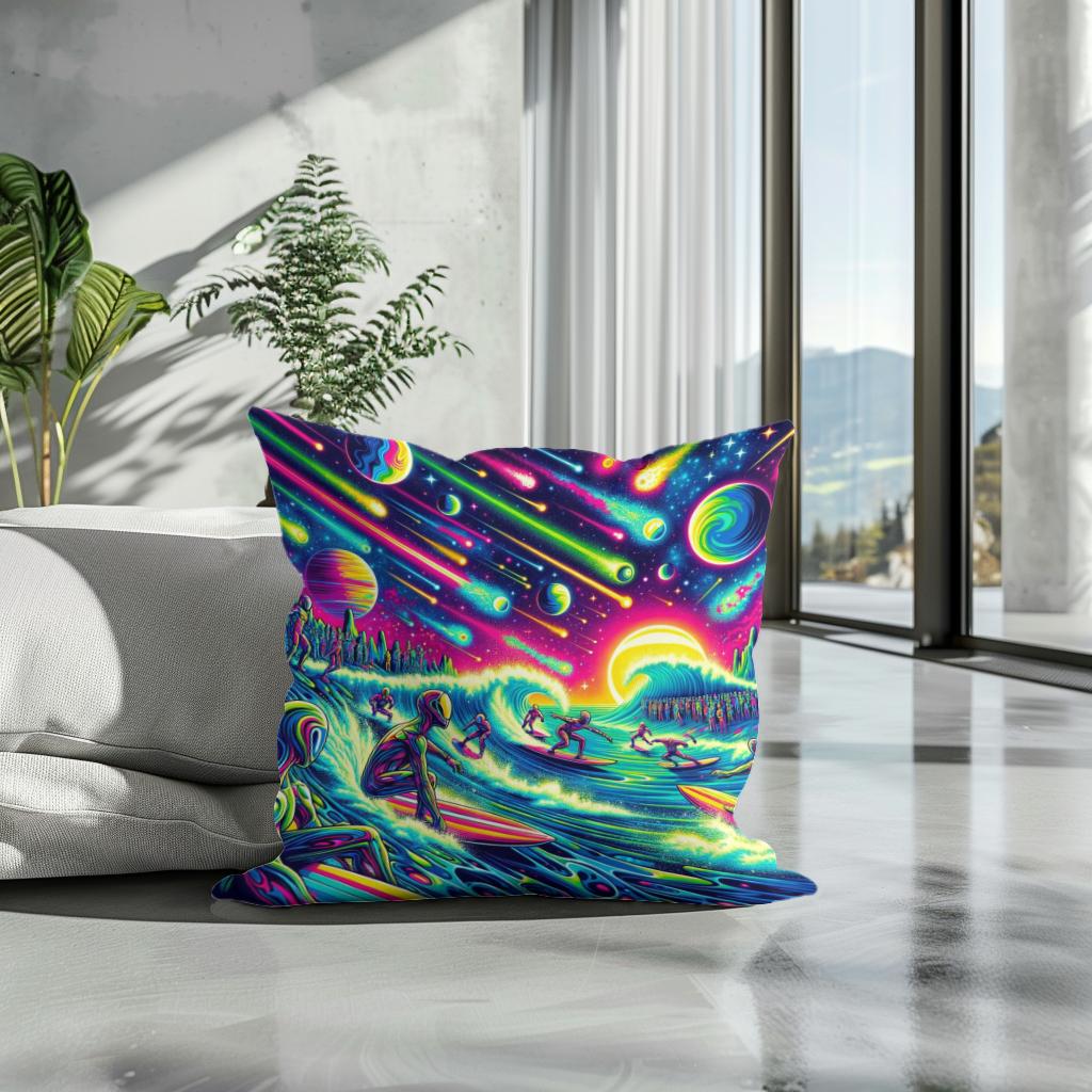 Stellar Swell Cotton Cushion