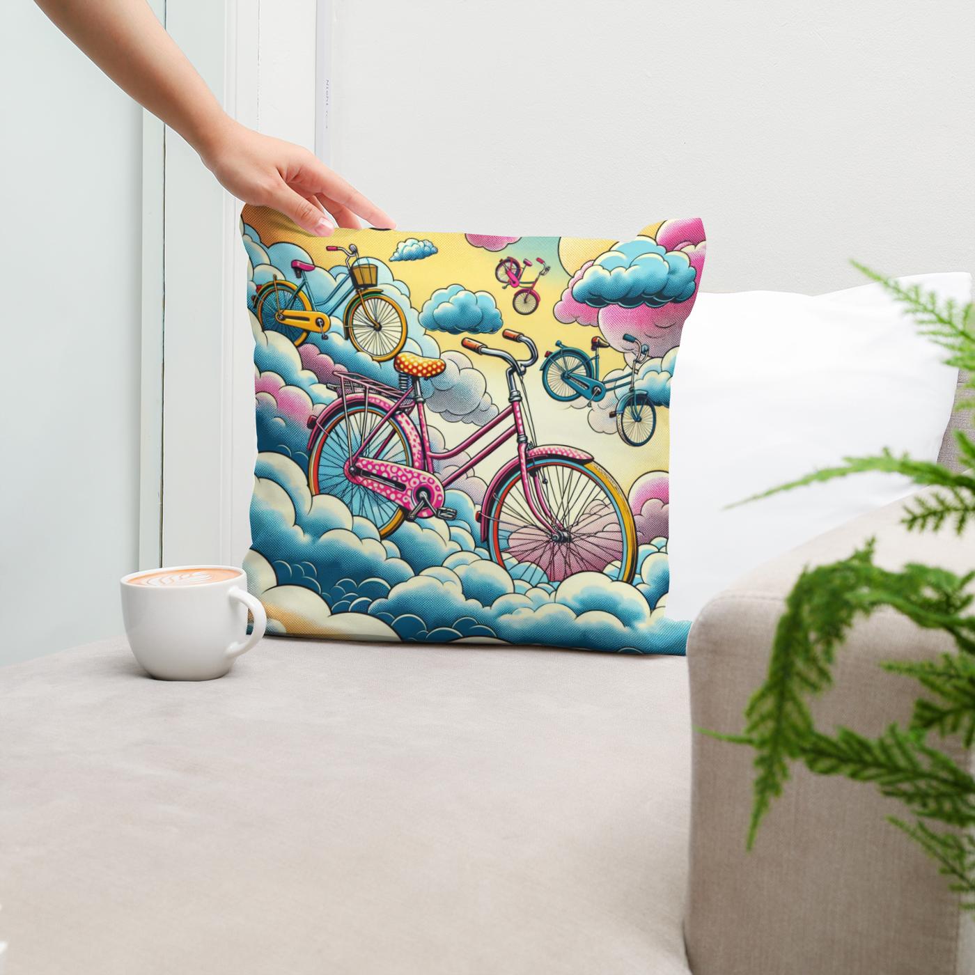Skyward Cycles Cotton Cushion
