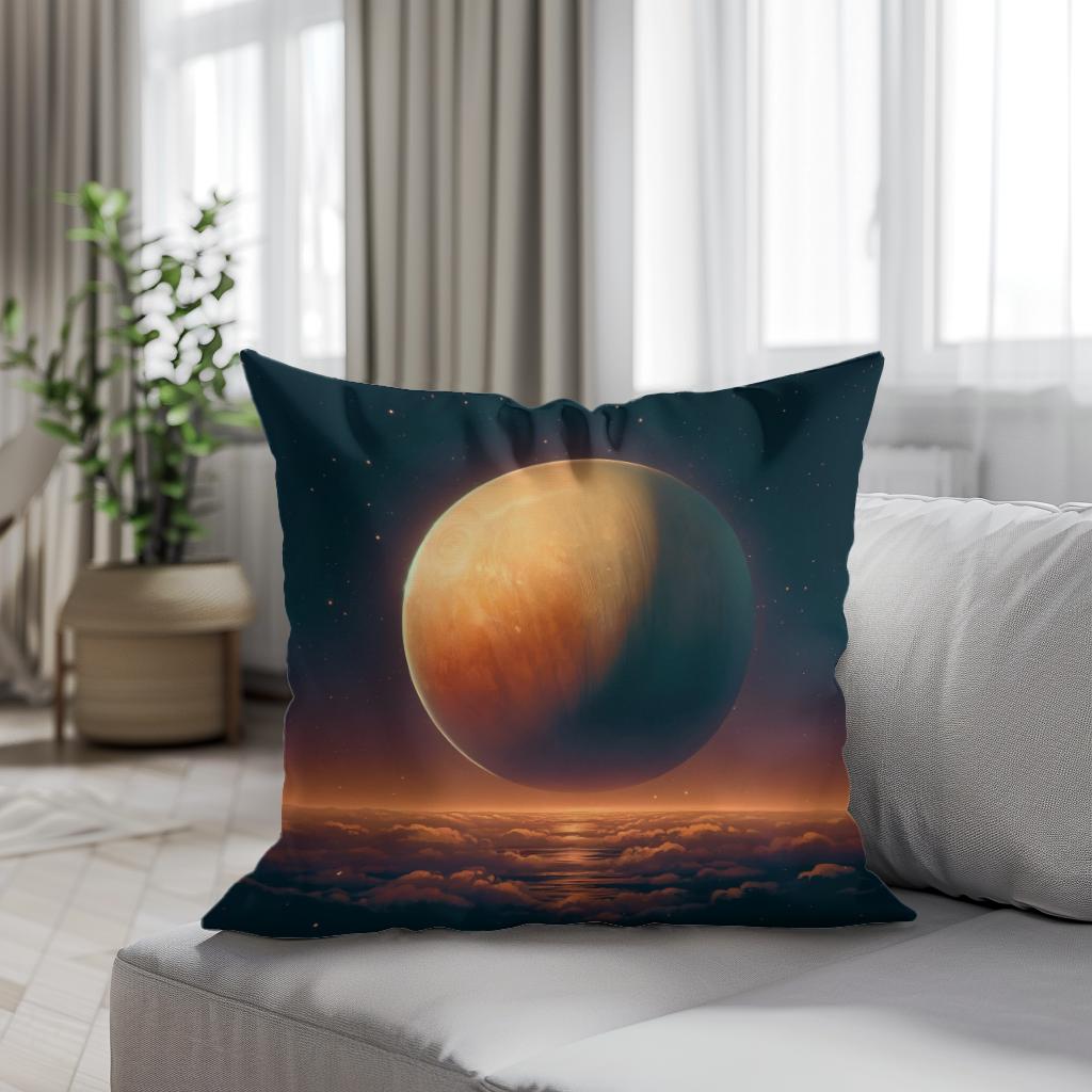 Titan's Hazy Enigma Cotton Cushion