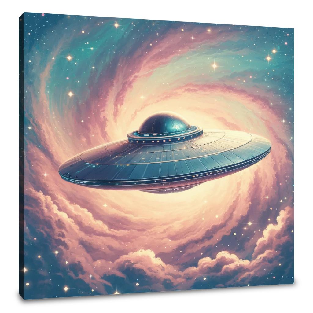 Ethereal UFO Canvas