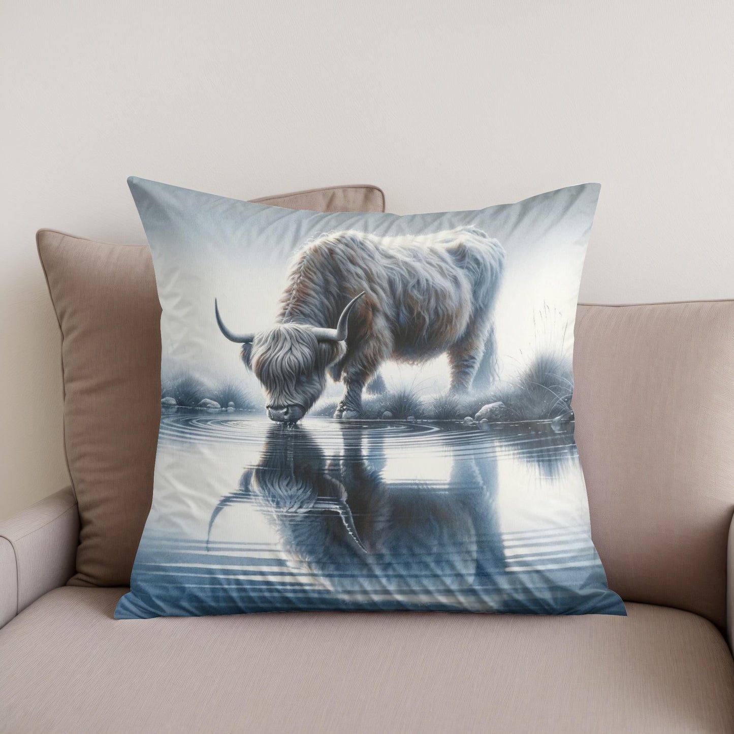 Reflections of Serenity Cotton Cushion