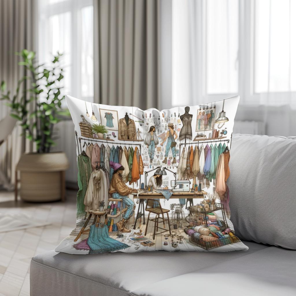 Creative Fusion Cotton Cushion