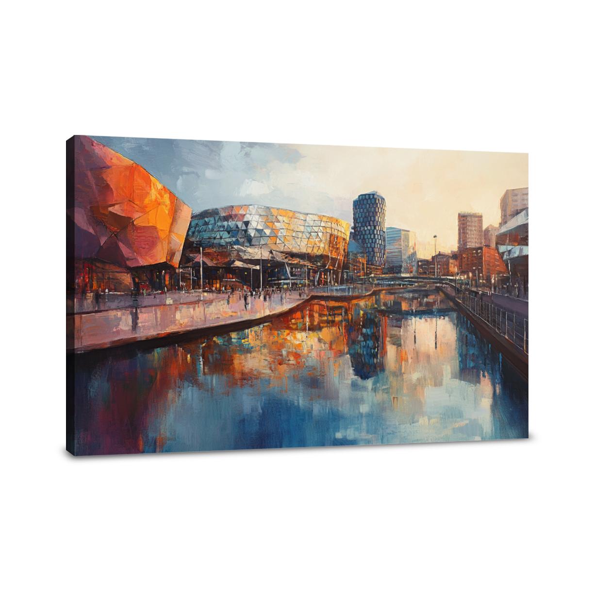 Birmingham Futurism Canvas
