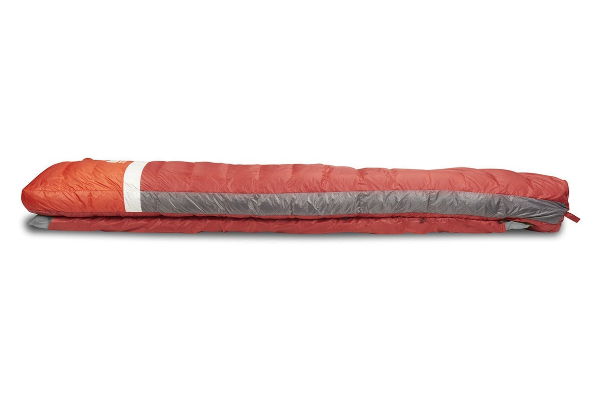 Sierra Designs Backcountry Bed Duo 20°F (-7°C) 650-Fill DriDown 2-Person Sleeping Bag - One Size - Red/Grey