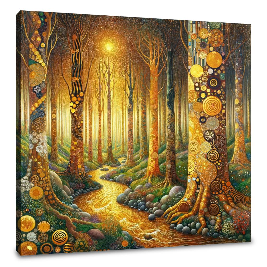 Enchanted Magical Forest Canvas