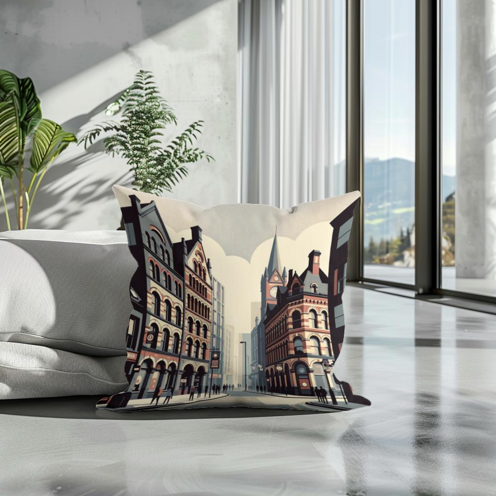 Manchester Northern Quarter Essence Cotton Cushion