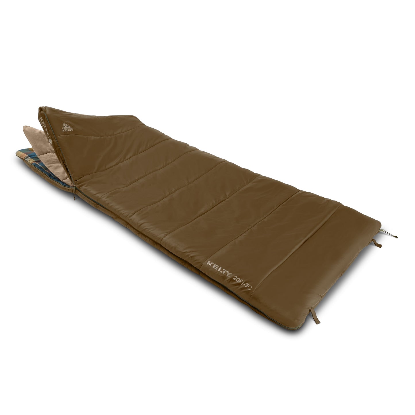 Kelty Wayback 20°F (-7°C) Synthetic Sleeping Bag - One Size - Burnt Olive
