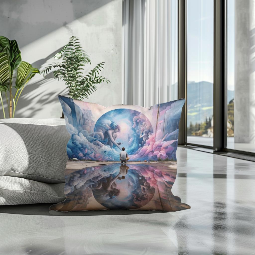 Reflections of Creativity Cotton Cushion