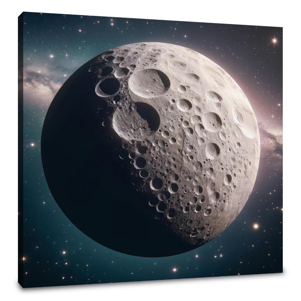 Callisto's Cratered Legacy Canvas