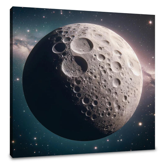 Callisto's Cratered Legacy Canvas