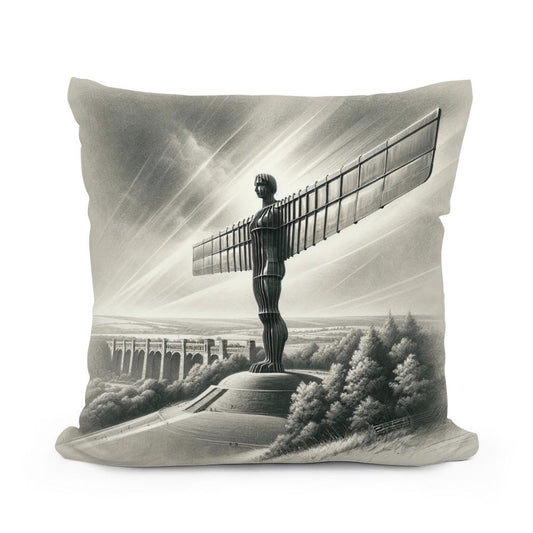 Newcastle Angel of the North Classic Vision Cotton Cushion