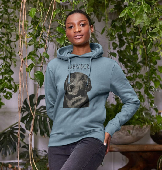 Powered by Snacks: The Black Labrador Hoodie