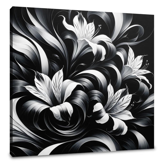 Flowing Alstroemeria Canvas