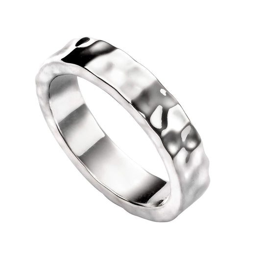 Beginnings Hammered Band Ring