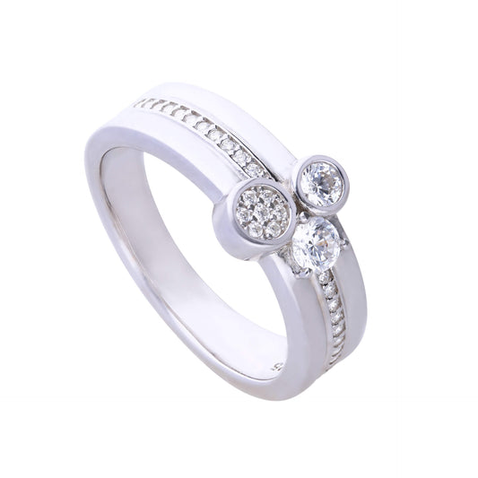 Diamonfire Triple Stacked Band Ring