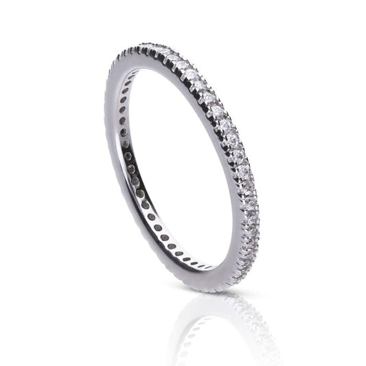 Diamonfire Micro Zirconia Eternity Ring
