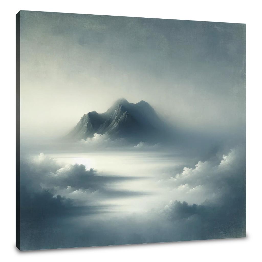 Misty Mountain Canvas