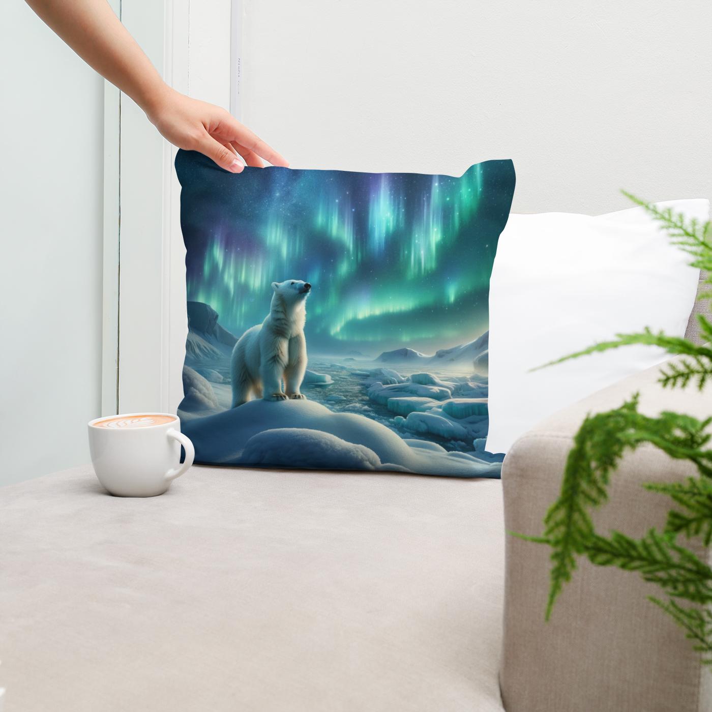 Arctic Majesty Cotton Cushion