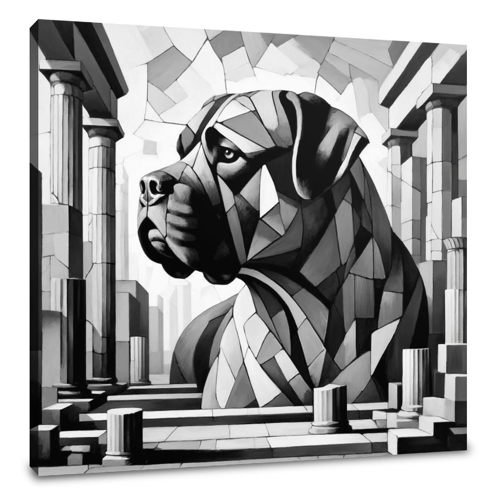 Echoes of the Past Bullmastiff Canvas