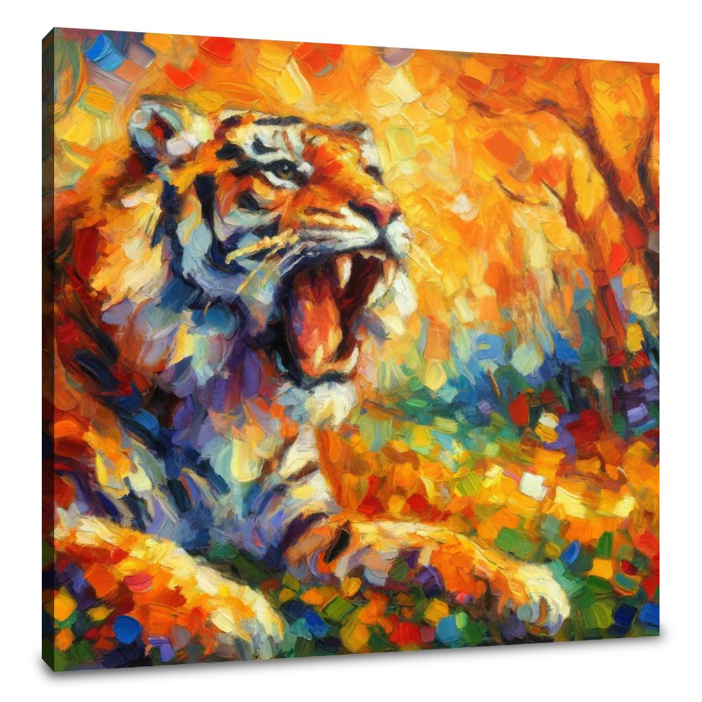 Majestic Tiger Roar Canvas
