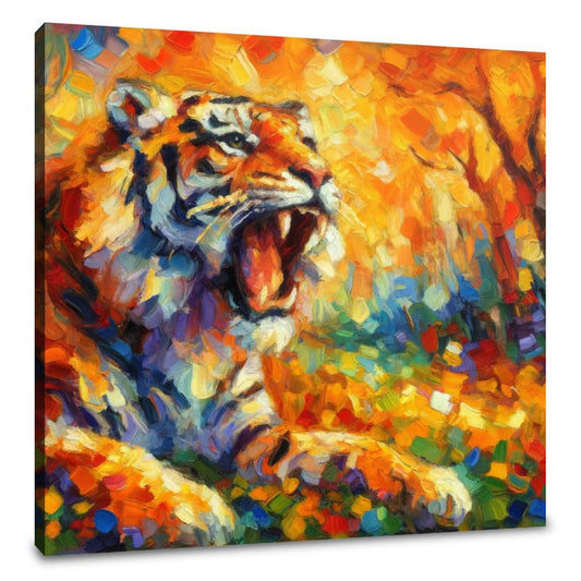 Majestic Tiger Roar Canvas