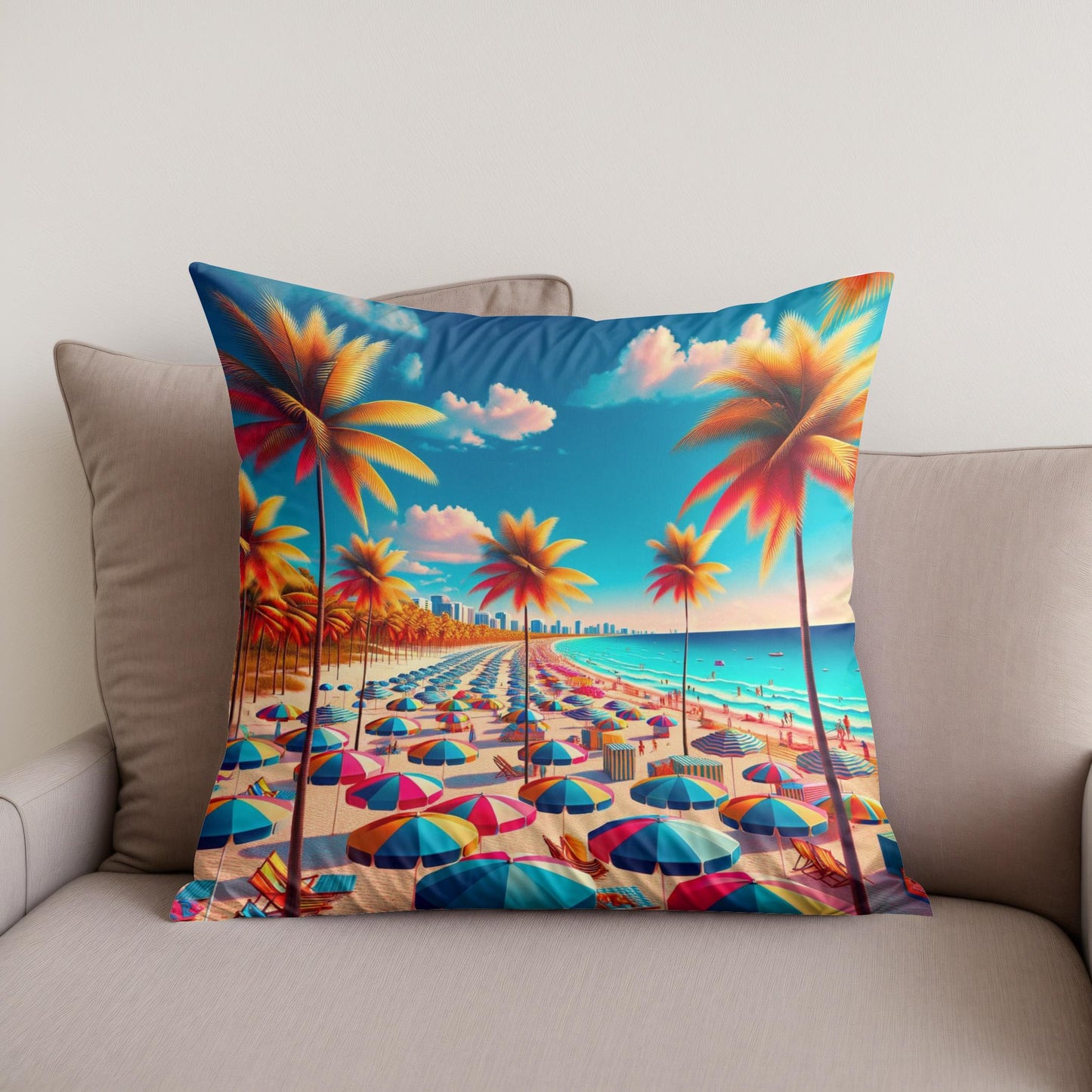 Sunny Miami Bliss Cotton Cushion