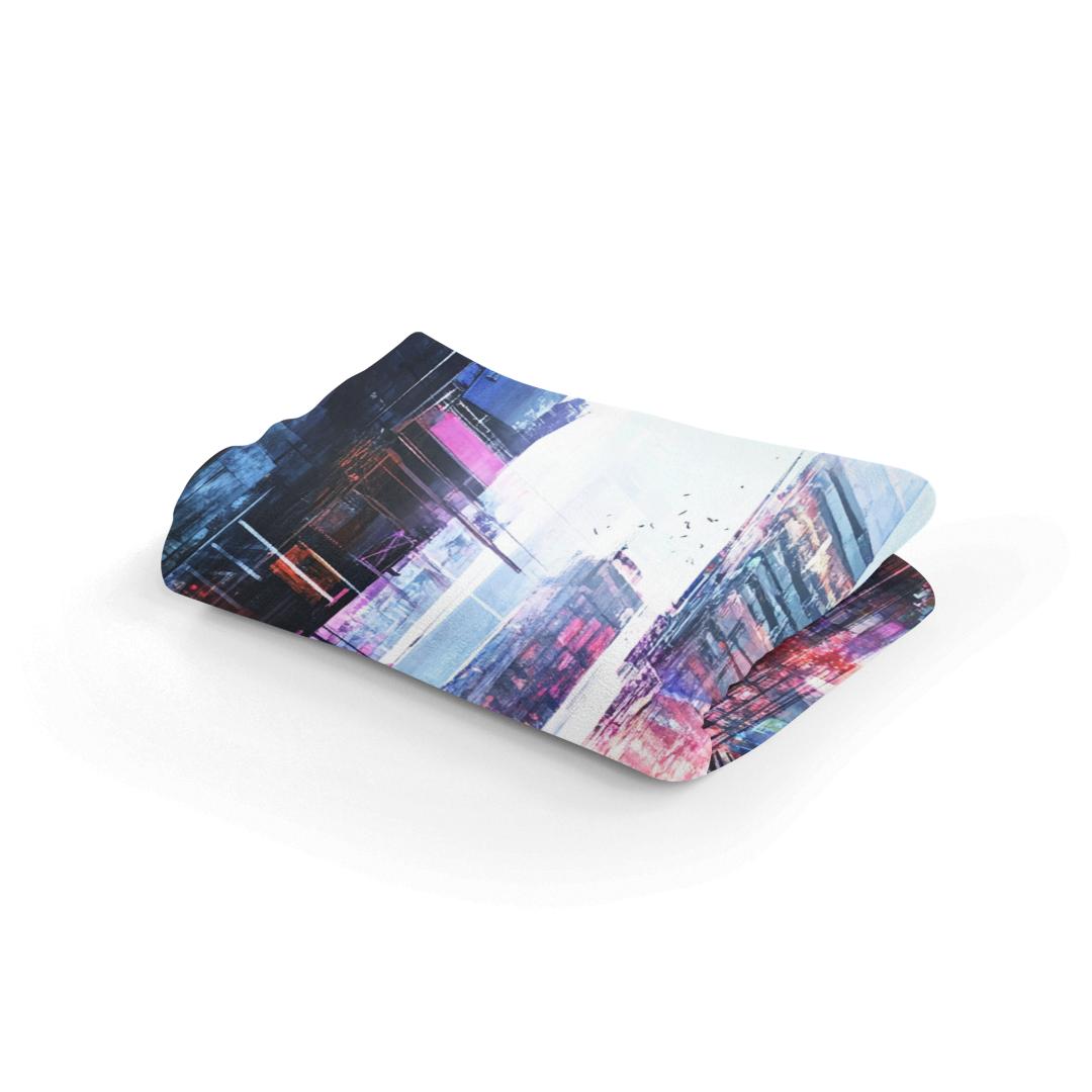 Nostalgic Urban Pulse Blanket