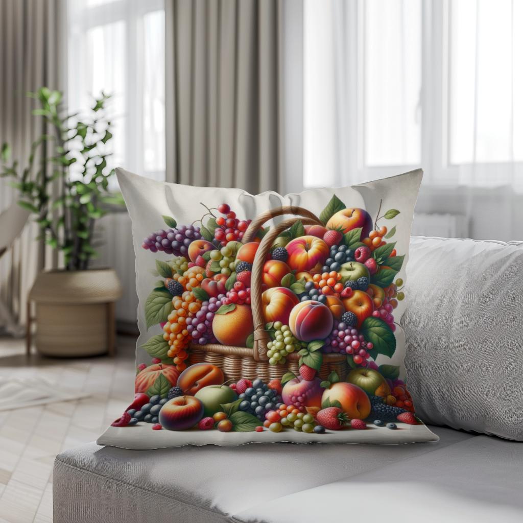 Harvest Bounty Cotton Cushion