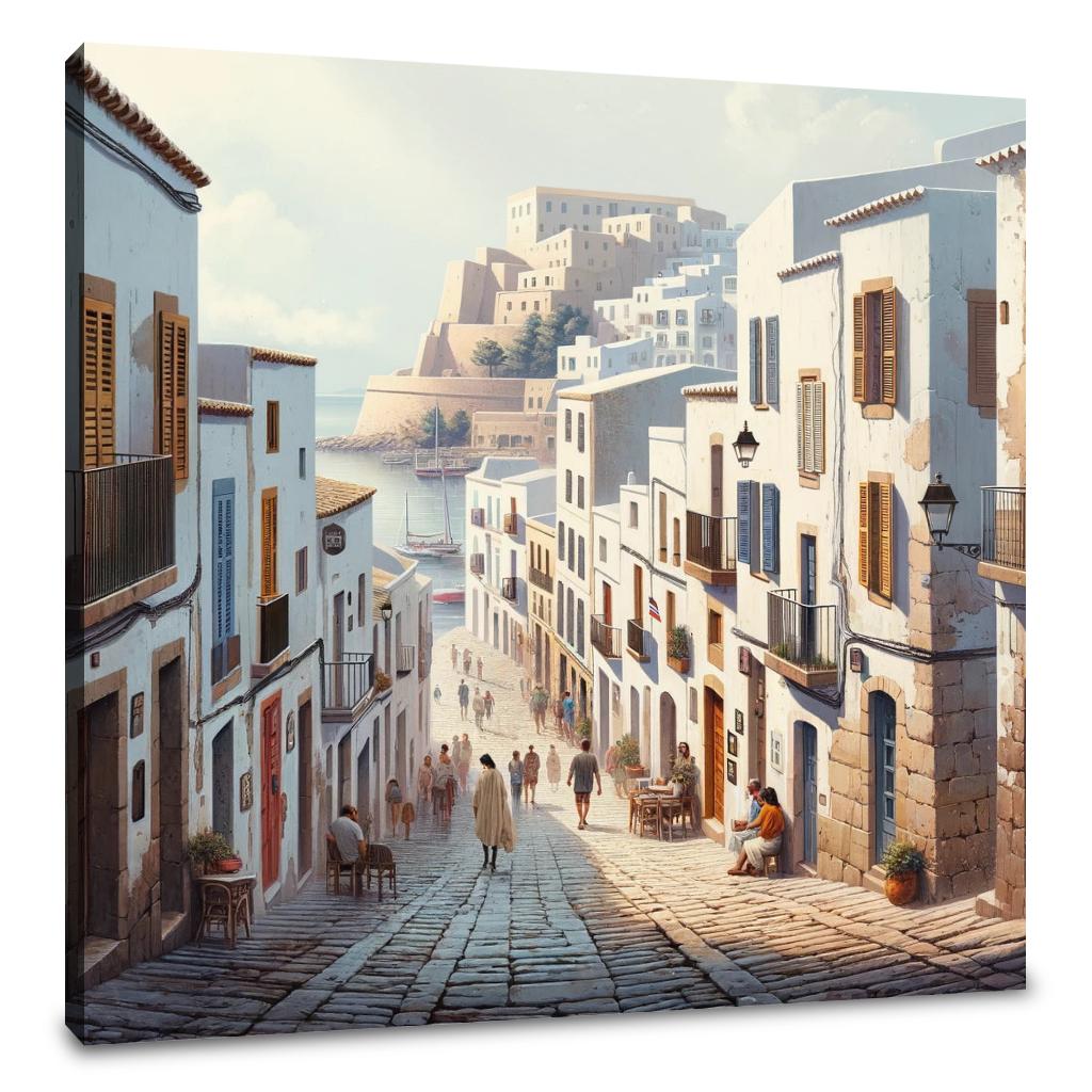 Dalt Vila Ibiza Canvas