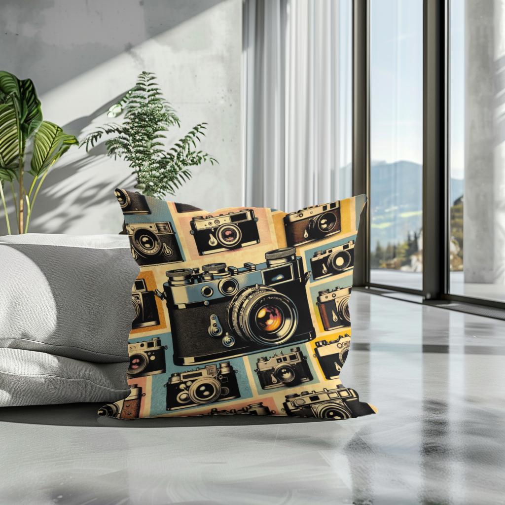 Vintage Visions Cotton Cushion
