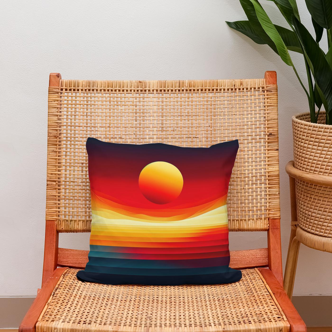 Tranquil Hues Cotton Cushion