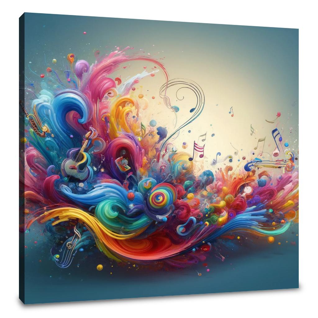 Lively Music Festival Canvas